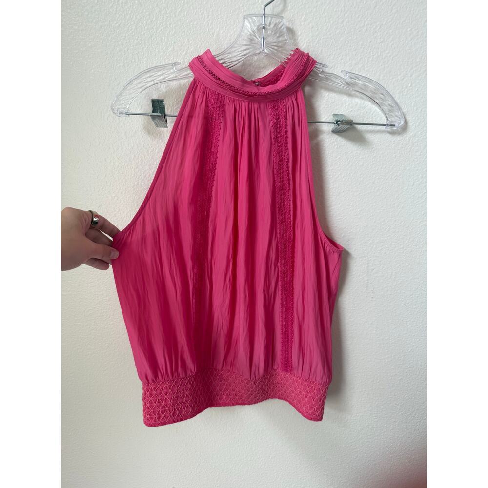 Ramy Brook Lilianna Pink Halter Top Size Medium - Picture 2 of 6